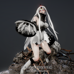 港灣棲姬 (Harbour Princess)Blender 百度網(wǎng)盤分享 306MB