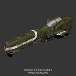 科幻飞船 3D模型下载 max格式
