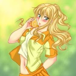 citrus 柑橘味香氣 清爽的女孩插畫分享 323P