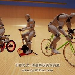Cycling V1  自行車類游戲開發(fā)模版 UE4虛幻引擎藍(lán)圖資源