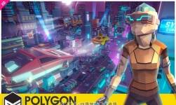 unity低邊形科幻城市人物汽車道具模型包POLYGON-Sci-Fi City Pack 1.18
