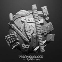 ZBRUSH 金屬工具筆刷 各種科技工業(yè)產(chǎn)品部件筆刷 1G的筆刷包