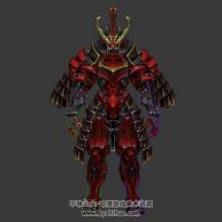重甲機(jī)械武士3DMax模型帶綁定下載