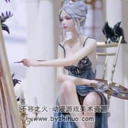 海琴烟冰公主尤利娅 3D模型 百度网盘下载