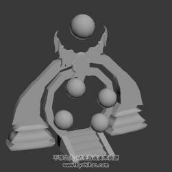 惡魔之門3DMax模型帶動畫下載