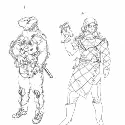 國(guó)人概念畫(huà)家yintion J 科幻機(jī)械角色生物概念原畫(huà)線(xiàn)稿分享下載 194P