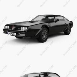 Pontiac Firebird TransAm 1977 火鳥3D模型