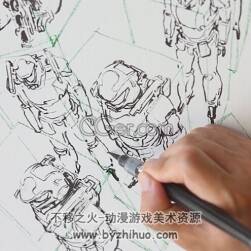 Kim Jung Gi - 透视图绘画教程