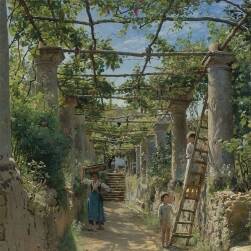 丹麦画家蒙森德 Peder Mork Monsted 高清作品鉴赏