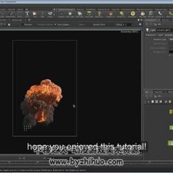 Houdini 爆炸后蘑菇云效果制作教學(xué)視頻