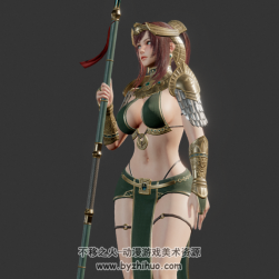 次時代角色模型 沒有T-POSE！是帶姿勢的模型  只能用做參考修改