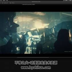 Modo Blender C4D 賽博朋克風場景 概念設計制作視頻教程 附源文件