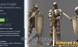 Unity3d 鎧甲騎士模型 Armored Knight 1.0
