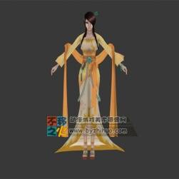 古装 美女 少女模型