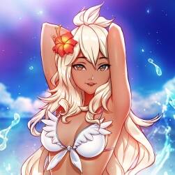 二十余個美少女同人CG插畫繪畫過程