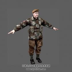 次世代士兵戰(zhàn)士軍人模型