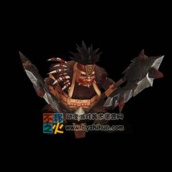 暴风狂斧 300英雄 3D角色模型