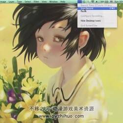 外國(guó)畫(huà)師 小清新風(fēng)少女繪制視頻教程 6個(gè)