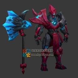 王者荣耀 台服版 夏侯惇 [不朽者]阿杜恩 3D模型
