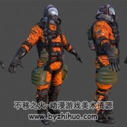 次時(shí)代防化服 人物角色3D模型 百度網(wǎng)盤(pán)分享