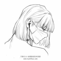 indahsiregar 含線稿的插畫(huà)賞析 75P