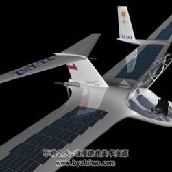 Aircraft C4D飞机3D模型下载