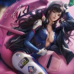 外國大神Sakimi Chan 同人CG繪畫視頻教程 附PSD和筆刷 84期