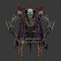 魔鬼 恶魔骷髅模型