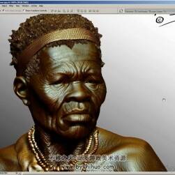 ZBrush 非洲老年婦女模型雕刻視頻教程