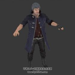 尼祿Nero 鬼泣系列中角色3DMax模型分享
