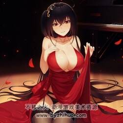 cg動漫人物女生插畫壁紙作品圖片 250P
