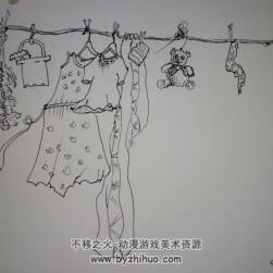 素寫練習(xí)  涼衣
