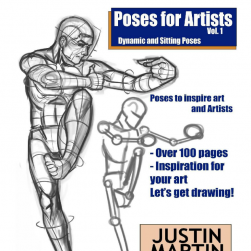 Poses for Artists Volume 1-5 人体结构线稿1-5集 百度网盘分享