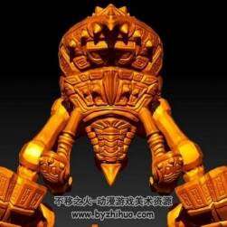 次世代 金甲魔蟲 3D模型 ztl高模文件