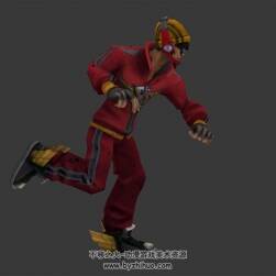 英雄聯(lián)盟 李青SKTT1盲僧3DMax模型奔跑動(dòng)作下載