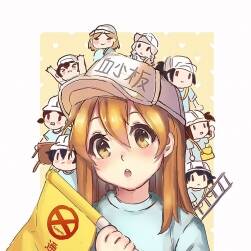 血小板 好萌啊 插畫萌圖分享 161P