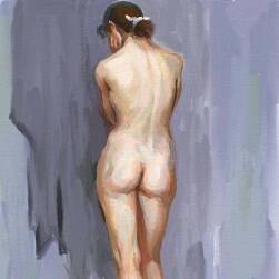 臨摹一個女人體