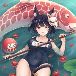 二次元?jiǎng)勇倥}莉萌圖壁紙插畫福利包分享下載 223P