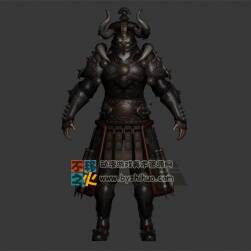 古装 武将 铠甲 将军模型