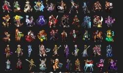 2D Character Pack Vol 1 1.0 動漫卡牌類游戲人物角色素材