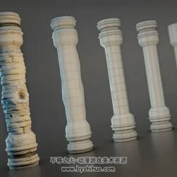 3dsMax & Mudbox 雕刻罗马柱视频教程