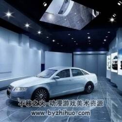 Car Showrooms 汽车展厅3dMAX模型下载