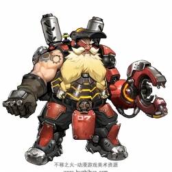 【守望先锋】PNG角色大图立绘+Q版矢量图 61P