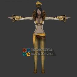 PS3 真三国无双6 三国 美女 甄姬模型