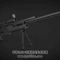 PGM338狙擊步槍 武器3D模型分享