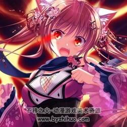 貓忍之心 neko nin exheart 角色插畫壁紙圖包分享 2856P