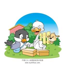 大鵝姥爺吃飯