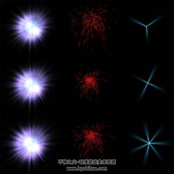 星火 星芒般特效序列幀分享 506P