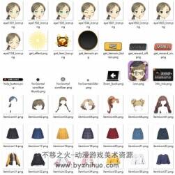 科迪少女 精美換裝手游素材分享 1098P