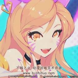 韓國(guó)大佬LenN 7個(gè)同人角色插畫繪制過(guò)程視頻教程